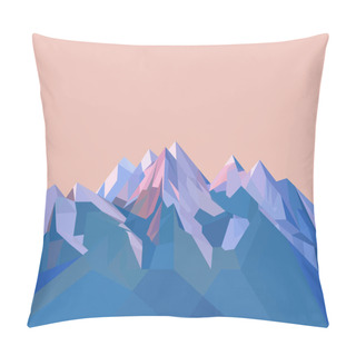 Personality  Polygonal Mountains Pillow Covers