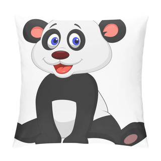 Personality  Cute Baby Panda Cartoon Pillow Covers