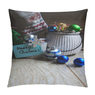 Personality  Christmas Time Decorations Pillow Covers
