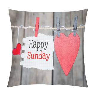 Personality  Happy Sunday Pillow Covers