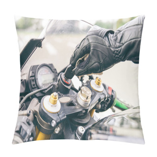 Personality  Motorcycle Ignition Action Pillow Covers
