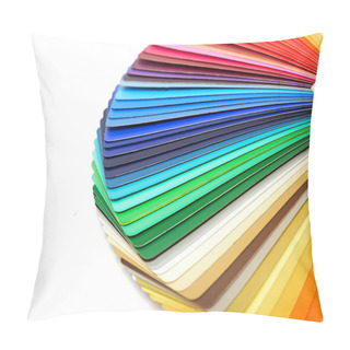 Personality  Color Guide Spectrum Swatch Samples Rainbow On White Background Pillow Covers