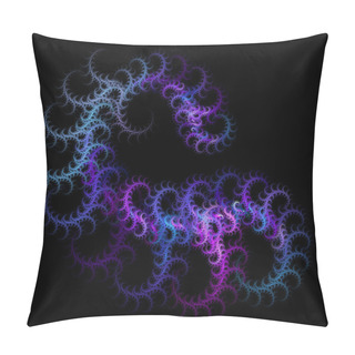 Personality  Fractal Swirls Pillow Covers