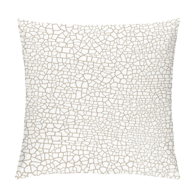 Personality  cracked seamless pattern vector texture on white background  pillow covers