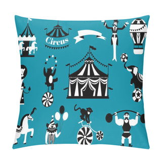 Personality  Vintage Circus Collection With Carnival Pillow Covers