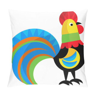 Personality  Cartoon Rooster Pillow Covers