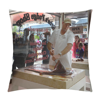 Personality  Downtown Mackinac Island From Park Pillow Covers