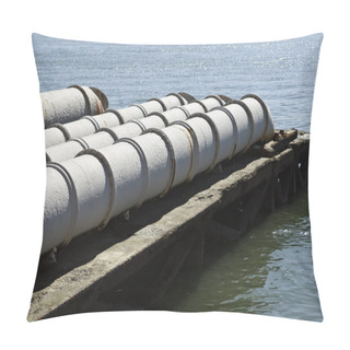 Personality  Sewage Into The River Pillow Covers