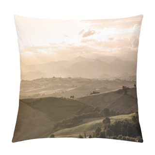 Personality  Tuscany Typical Rural Landscape Pillow Covers