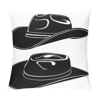 Personality  Cowboy Hat Pillow Covers