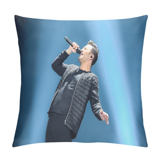 Personality   Hovig  From Cyprus At The Eurovision Song Contest Pillow Covers