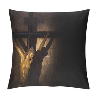 Personality  Old Crucifix Detail Pillow Covers