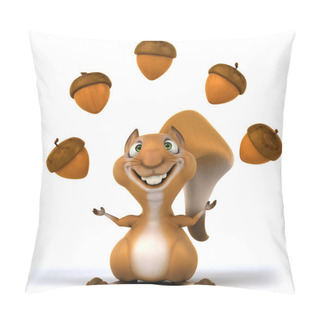 Personality  Fun Squirrel Juggling Nuts Pillow Covers