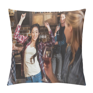 Personality  Young People Partying Pillow Covers