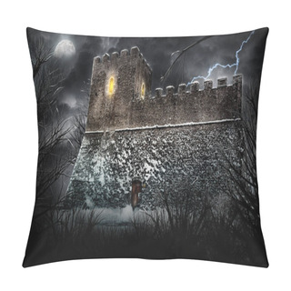 Personality  A Scary Castle Pillow Covers
