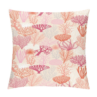 Personality  Vector Coral Texture Illustration Pillow Covers