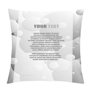 Personality  Vector : Abstract Circle Style Background And Space For Text Pillow Covers