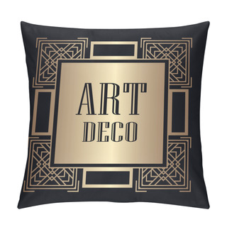 Personality  Art Deco Frame Pillow Covers