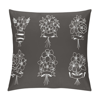Personality  Beautiful Floral Cut File Elements Pillow Covers
