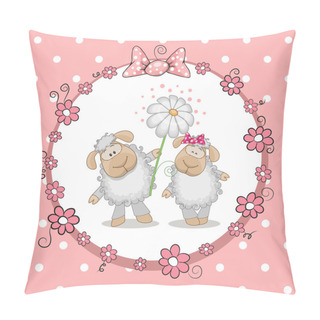 Personality  Two Sheep Pillow Covers