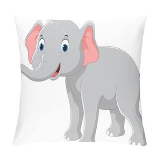 Personality  Happy Elephant Cartoon  Pillow Covers