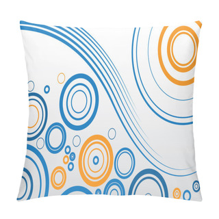 Personality  Abstract Circles Background Pillow Covers