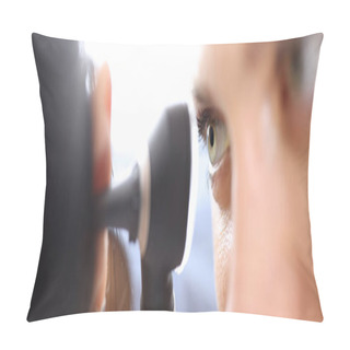 Personality  Doctors Holding Otoscope Near Patients Ear In Clinic Close-up Pillow Covers