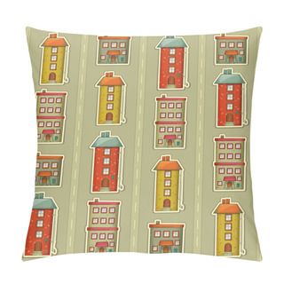 Personality  Town Background Pillow Covers