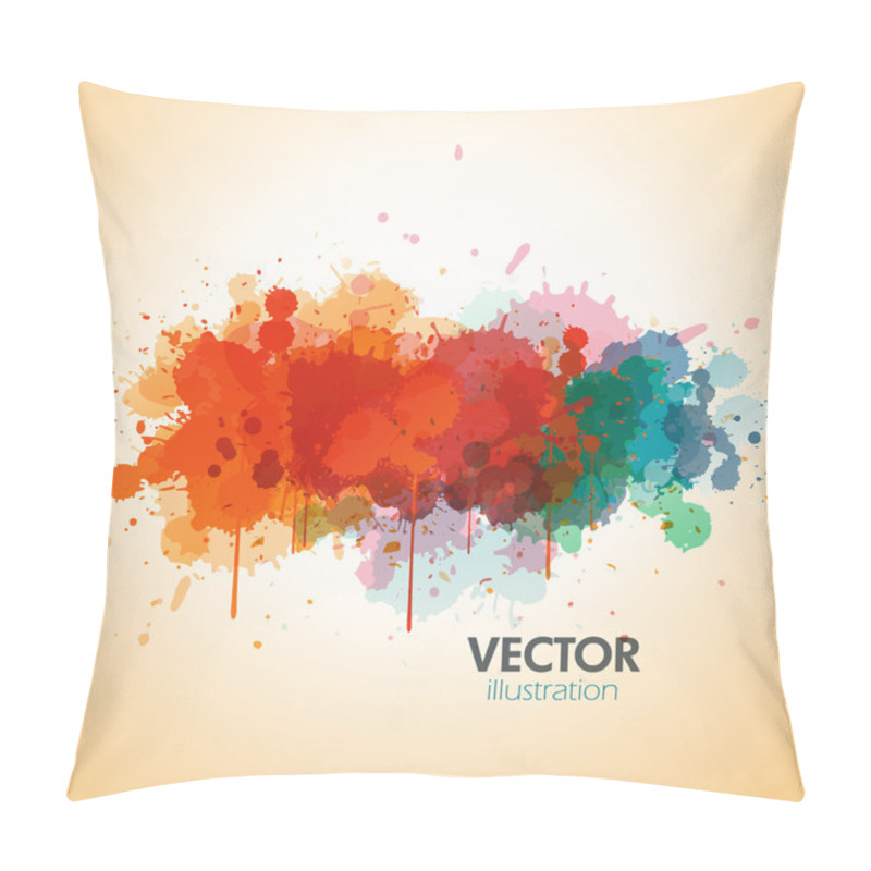 Personality  Paint splat pillow covers