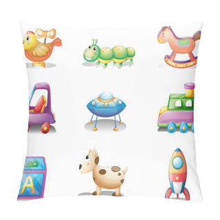 Personality  Nine Different Toys For Children Pillow Covers