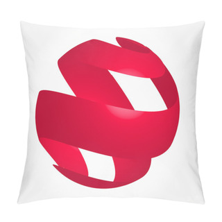 Personality  Red Globe Background Pillow Covers