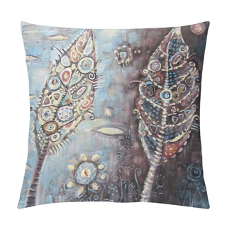 Personality  Abstract Color Painting Pillow Covers