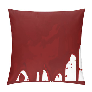 Personality  Splattered Blood Stains Pillow Covers