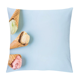 Personality  Waffle Ice Cream Cones Pillow Covers