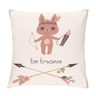 Personality  Be Brave Children's Poster Pillow Covers