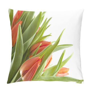 Personality  Orange Tulips Pillow Covers
