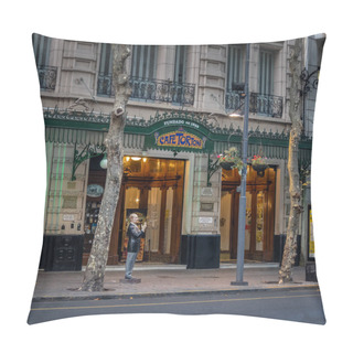 Personality  Buenos Aires, Argentina - Feb 4, 2018: Cafe Tortoni - Buenos Aires, Argentina Pillow Covers