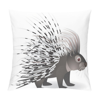 Personality  Cartoon Porcupine Pillow Covers