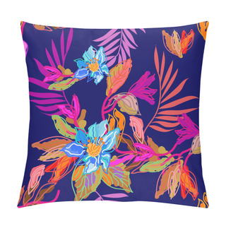Personality  Tropical Forest Colors. Pillow Covers