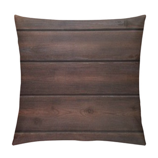 Personality  Brown Wood Texture, Dark Wooden Abstract Background Pillow Covers