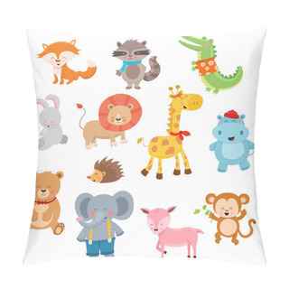 Personality  Cute Cartoon Animals Pillow Covers