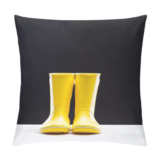 Personality  Yellow Rubber Boots  Pillow Covers