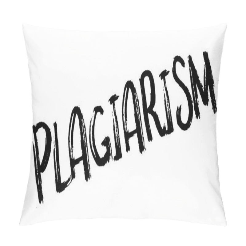 Personality  Plagiarism Rubber Stamp Pillow Covers