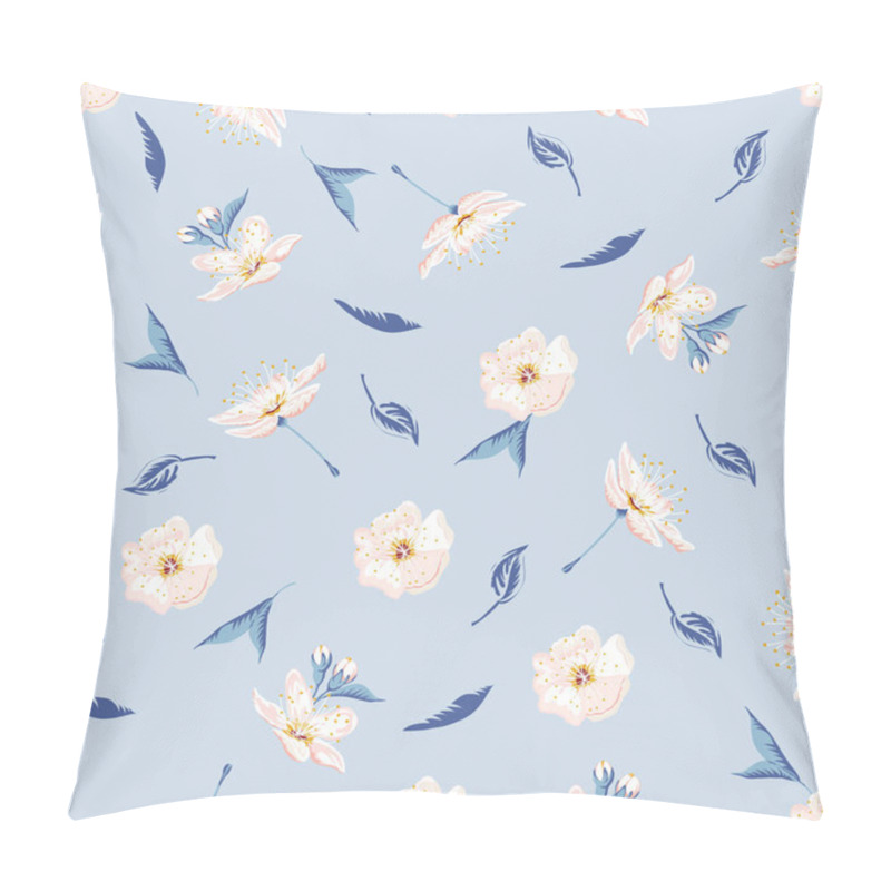 Personality  background with flowers and leaves pillow covers