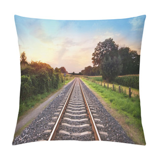 Personality  Railway Tracks Pillow Covers