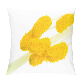 Personality  Interior Of Flower, Pollen And Stamen Pillow Covers