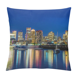 Personality  Boston Downtown Skyline Panorama Pillow Covers