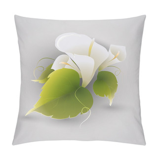 Personality  Vector Illustration Of Calla Flowers. Pillow Covers