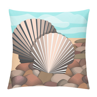 Personality  Summer Holiday Vector Background Pillow Covers