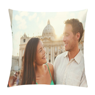 Personality  Couple At Sunset In Vatican Pillow Covers